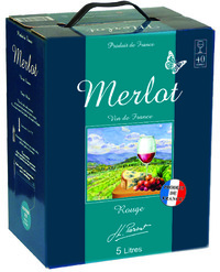 Miniature JL Parsat - Wine of France - Red Merlot